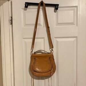Tan Leather Crossbody Bag